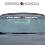 Fan Mats Louisville Cardinals Sun Stripe Windshield Decal 3.25 In. X 34 In.