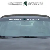 Fan Mats Michigan State Spartans Sun Stripe Windshield Decal 3.25 In. X 34 In.