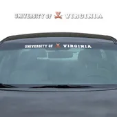 Fan Mats Virginia Cavaliers Sun Stripe Windshield Decal 3.25 In. X 34 In.