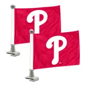 Fan Mats Philadelphia Phillies Ambassador Car Flags - 2 Pack