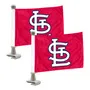 Fan Mats St. Louis Cardinals Ambassador Car Flags - 2 Pack