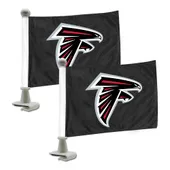 Fan Mats Atlanta Falcons Ambassador Car Flags - 2 Pack