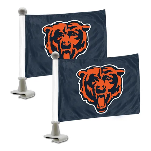 Fan Mats Chicago Bears Ambassador Car Flags - 2 Pack