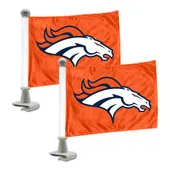 Fan Mats Denver Broncos Ambassador Car Flags - 2 Pack