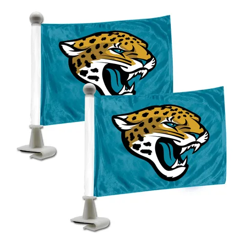 Fan Mats Jacksonville Jaguars Ambassador Car Flags - 2 Pack