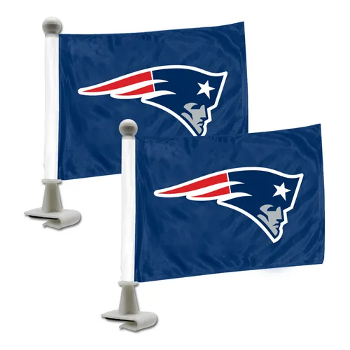 Fan Mats New England Patriots Ambassador Car Flags - 2 Pack