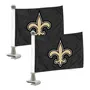 Fan Mats New Orleans Saints Ambassador Car Flags - 2 Pack