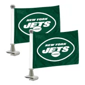 Fan Mats New York Jets Ambassador Car Flags - 2 Pack