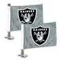 Fan Mats Las Vegas Raiders Ambassador Car Flags - 2 Pack