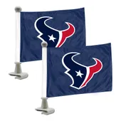 Fan Mats Houston Texans Ambassador Car Flags - 2 Pack