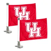 Fan Mats Houston Cougars Ambassador Car Flags - 2 Pack