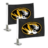 Fan Mats Missouri Tigers Ambassador Car Flags - 2 Pack