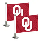 Fan Mats Oklahoma Sooners Ambassador Car Flags - 2 Pack