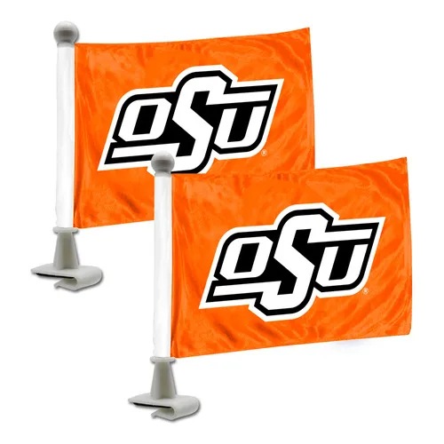 Fan Mats Oklahoma State Cowboys Ambassador Car Flags - 2 Pack