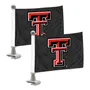 Fan Mats Texas Tech Red Raiders Ambassador Car Flags - 2 Pack