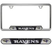 Fan Mats Baltimore Ravens Embossed License Plate Frame