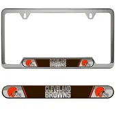 Fan Mats Cleveland Browns Embossed License Plate Frame