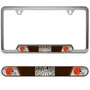 Fan Mats Cleveland Browns Embossed License Plate Frame