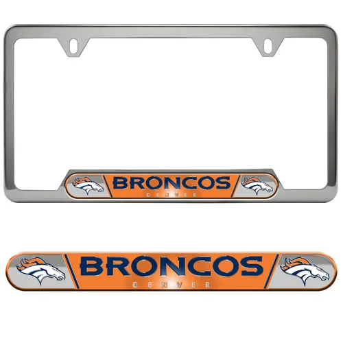 Fan Mats Denver Broncos Embossed License Plate Frame