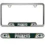 Fan Mats Green Bay Packers Embossed License Plate Frame