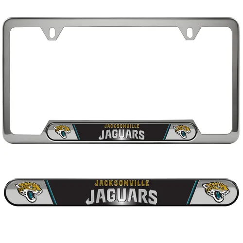 Fan Mats Jacksonville Jaguars Embossed License Plate Frame