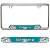 Fan Mats Miami Dolphins Embossed License Plate Frame