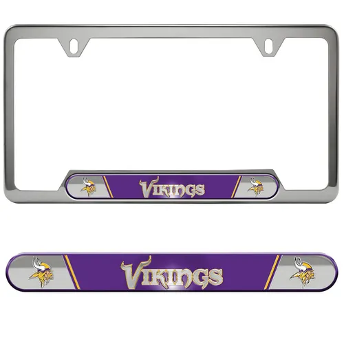 Fan Mats Minnesota Vikings Embossed License Plate Frame