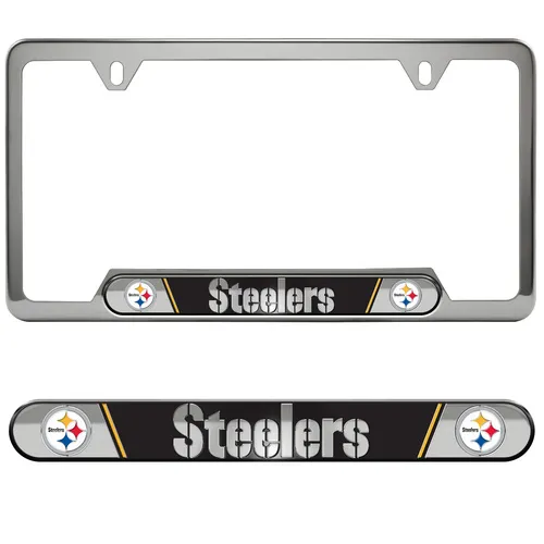 Fan Mats Pittsburgh Steelers Embossed License Plate Frame