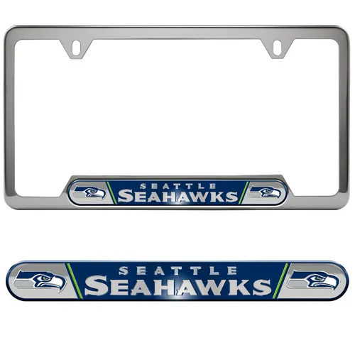 Fan Mats Seattle Seahawks Embossed License Plate Frame