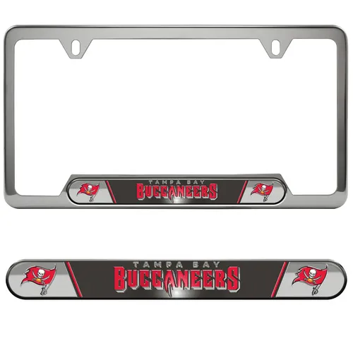 Fan Mats Tampa Bay Buccaneers Embossed License Plate Frame