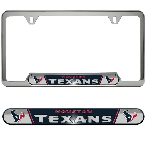Fan Mats Houston Texans Embossed License Plate Frame