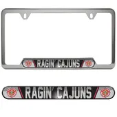 Fan Mats Louisiana-Lafayette Ragin' Cajuns Embossed License Plate Frame