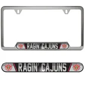 Fan Mats Louisiana-Lafayette Ragin' Cajuns Embossed License Plate Frame