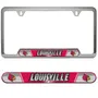 Fan Mats Louisville Cardinals Embossed License Plate Frame