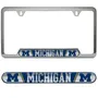Fan Mats Michigan Wolverines Embossed License Plate Frame