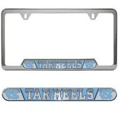 Fan Mats North Carolina Tar Heels Embossed License Plate Frame