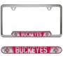 Fan Mats Ohio State Buckeyes Embossed License Plate Frame