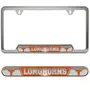 Fan Mats Texas Longhorns Embossed License Plate Frame