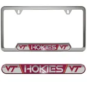 Fan Mats Virginia Tech Hokies Embossed License Plate Frame