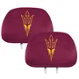 Fan Mats Arizona State Sun Devils Printed Head Rest Cover Set - 2 Pieces