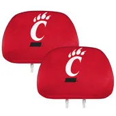 Fan Mats Cincinnati Bearcats Printed Head Rest Cover Set - 2 Pieces