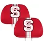 Fan Mats Nc State Wolfpack Printed Head Rest Cover Set - 2 Pieces