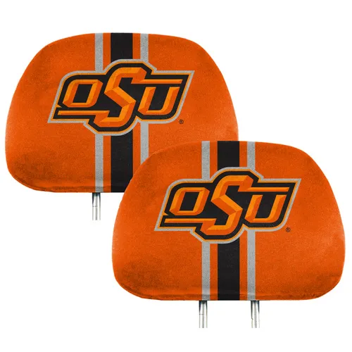 Fan Mats Oklahoma State Cowboys Printed Head Rest Cover Set - 2 Pieces