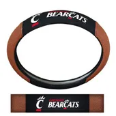 Fan Mats Cincinnati Bearcats Football Grip Steering Wheel Cover 15" Diameter