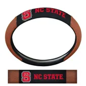 Fan Mats Nc State Wolfpack Football Grip Steering Wheel Cover 15" Diameter