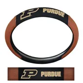 Fan Mats Purdue Boilermakers Football Grip Steering Wheel Cover 15" Diameter