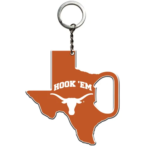 Fan Mats Texas Longhorns Keychain Bottle Opener