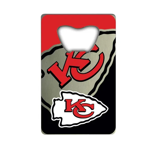 Fan Mats Kansas City Chiefs Credit Card Bottle Opener