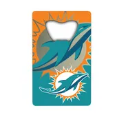 Fan Mats Miami Dolphins Credit Card Bottle Opener