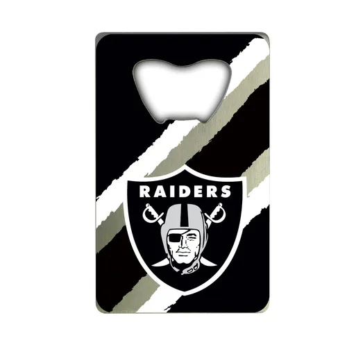 Fan Mats Las Vegas Raiders Credit Card Bottle Opener